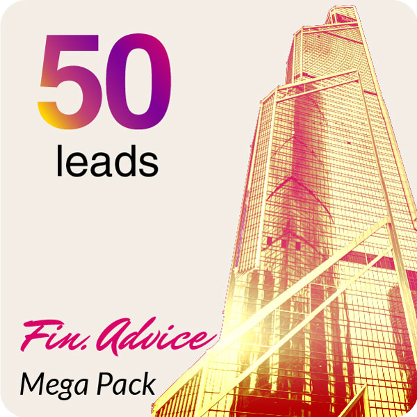 » financial advice leads mega pack