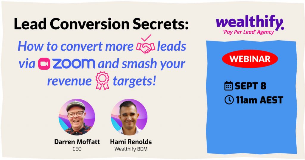 » Lead conversion secrets webinar